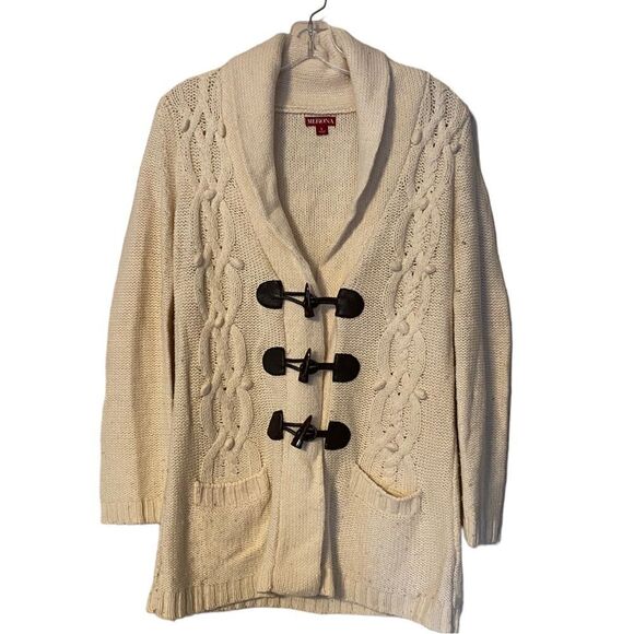 Merona Cream Sweater Jacket  - Picture 1 of 6